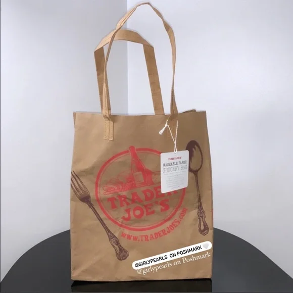 Trader Joe's | Bags | Trader Joes Bag Washable Reusable Paper